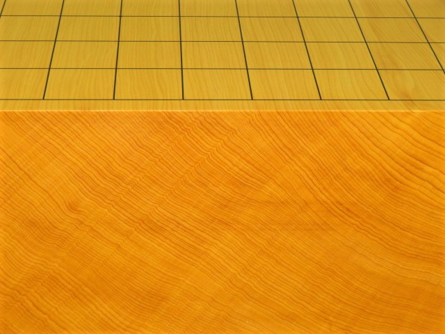 トウシンプレミアム/本榧四方柾目六寸六分将棋盤/新品(S169) トウシン